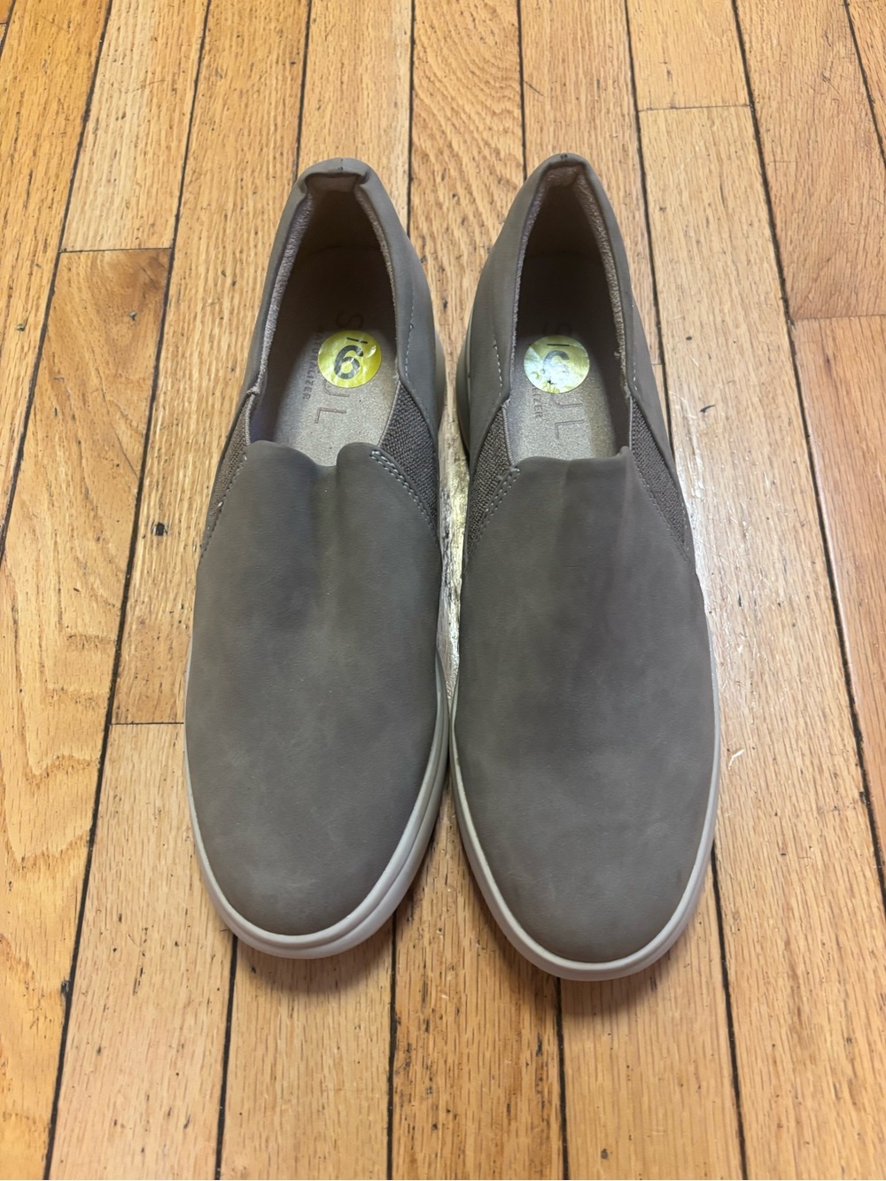 SOUL Naturalizer Taupe Slip-On Nubuck Loafers